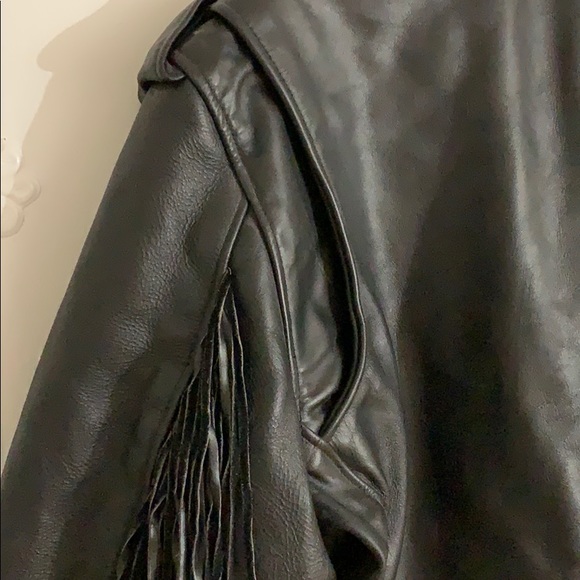 Dallas Premium Leather Motorcycle Jacket - Size 44 - Picture 7 of 8